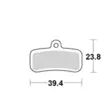 Motomaster Brake pad bicycle Sinter Sport: Shimano D type - Moottoripyörän jarrupalat - D480824 - 1