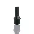 Musta aluvannepultti 1,5mm nousu, 12mm, pituus 28mm, 20 kpl - Pyöränpultit ja mutterit 12x1.50mm - 499-46024 - 1