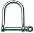 Osculati Wide jaw SS shackle 10 mm - Sakkelit - D391654 - 1