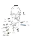 Perf metals anodi Honda BF60-BF250 (2-pakk.) - Motorsport varaosat ja tarvikkeet - D370164 - 3