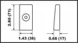 Perf metals anodi Honda BF60-BF250 (2-pakk.) - Motorsport varaosat ja tarvikkeet - D370164 - 2