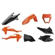 Polisport kit enduro w/ mask EXC/EXCF (17-19) Orange/black (1) - Offroad muovisarjat - D343604 - 1