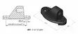 Puig Adapter Rear Mirror Right Hi-Tech I,Ii,Iii,F1,Gt - Moottoripyörän peilin kiinnikkeet - D336864 - 1