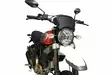 Puig Aluminium Front Plate For Ducati Scrambler C/Blac - Moottoripyörän katteet ja tuulenohjaimet - D336884 - 1