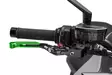 Puig Brake Lever 4.0. Black Exten/Green Selector/Red - Moottoripyörän vivut ja vivunrungot - D529454 - 1