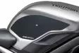 Puig Lateral Tank Pads Triumph C/Black - Moottoripyörän tankinsuojat - D337484 - 1