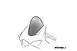 Puig R-Racer Screen Aprilia Rs 660 21' C/Clear - Moottoripyörän katteet ja tuulenohjaimet - D443004 - 1