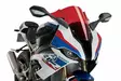 Puig Racing Screen Bmw S1000Rr 19'- C/Red - Moottoripyörän katteet ja tuulenohjaimet - D337654 - 1