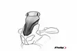 Puig Touring Screen W/Visor Aprilia Tuareg 660 22'- C/S - Moottoripyörän katteet ja tuulenohjaimet - D466084 - 1
