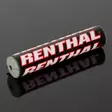 Renthal Shiny Pehmuste Musta/Punainen - Moottoripyörän ohjaustangon pehmusteet - D446324 - 1
