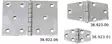 S.S Sarana 96x56 mm - Veneen saranat - D124784 - 1