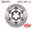 Sbs Jarrulevy Standard - Moottoripyörän jarrulevyt - D241874 - 1