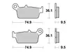 Sbs Jarrupalat Ceramic (604HF) - Mopon ja skootterin jarrupalat - D19084 - 1
