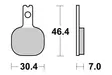 Sbs Jarrupalat Ceramic - Moottoripyörän jarrupalat - D220824 - 1