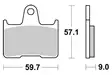 Sbs Jarrupalat Ceramic - Moottoripyörän jarrupalat - D220924 - 1