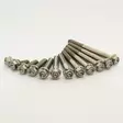 Scar 2x Titanium hex head flange bolt M6 x 55 - titanium Gr5-Ti - Moottoripyörän kateruuvit ja ruuvisarjat - D269174 - 1