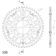 Supersprox Stealth Takaratas Kulta - Moottoripyörän takarattaat - D295074 - 2