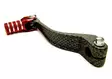 Tec-X Vaihdepoljin, Carbon-kuvio/Punainen, Derbi Senda / Aprilia RX,SX 06- / Gi - Mopon ja skootterin jarrupolkimet - D118544 - 1