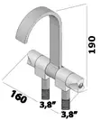 Vesihana - Veneen suihkut ja sekoittajat - D123924 - 2
