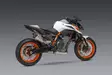 Yoshimura 890 DUKE R 20-21 / 790 DUKE 19-20 AT2 Stainless Slip-On Exhaust, w/ St - Moottoripyörän äänenvaimentimet - D417674 - 1