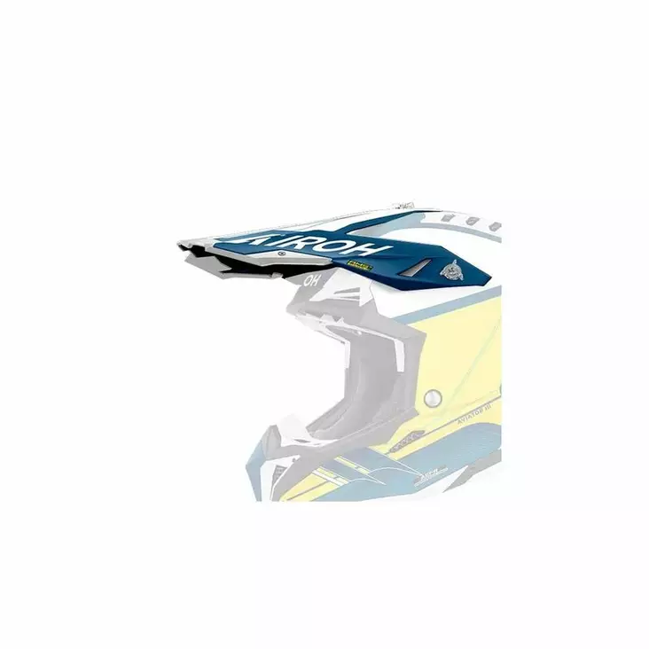 Airoh Aviator 3 Peak Saber Blue Matt - Offtoad kypärien lipat - D499104 - 1