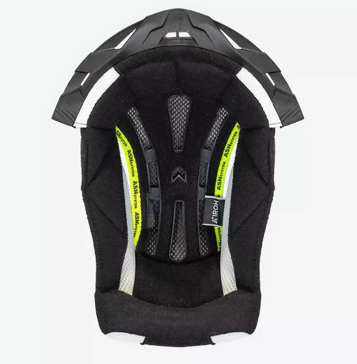 Airoh Aviator Ace 2 Crown padding Black sup. - Kypärän sisusta - D498834 - 1