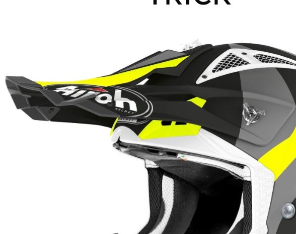 Airoh Aviator Ace Lippa Trick yellow matt - Offtoad kypärien lipat - D342014 - 1