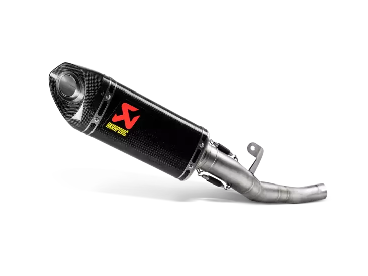 Akrapovic Slip-On Line äänenvaimennin (hiilikuitu) Triumph Street Triple / Daytona 765 S / R / RS (2017-2019) - Moottoripyörän äänenvaimentimet - D310154 - 1