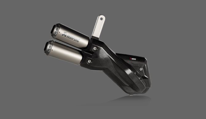 Akrapovic Slip-On Line Multistrada 950/S 2021- - Moottoripyörän äänenvaimentimet - D455864 - 1