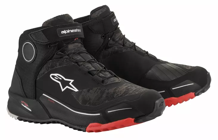 Alpinestars Ajokenkä CR-X Drystar musta/Cammo - Moottoripyörä ajokengät - D323434 - 1