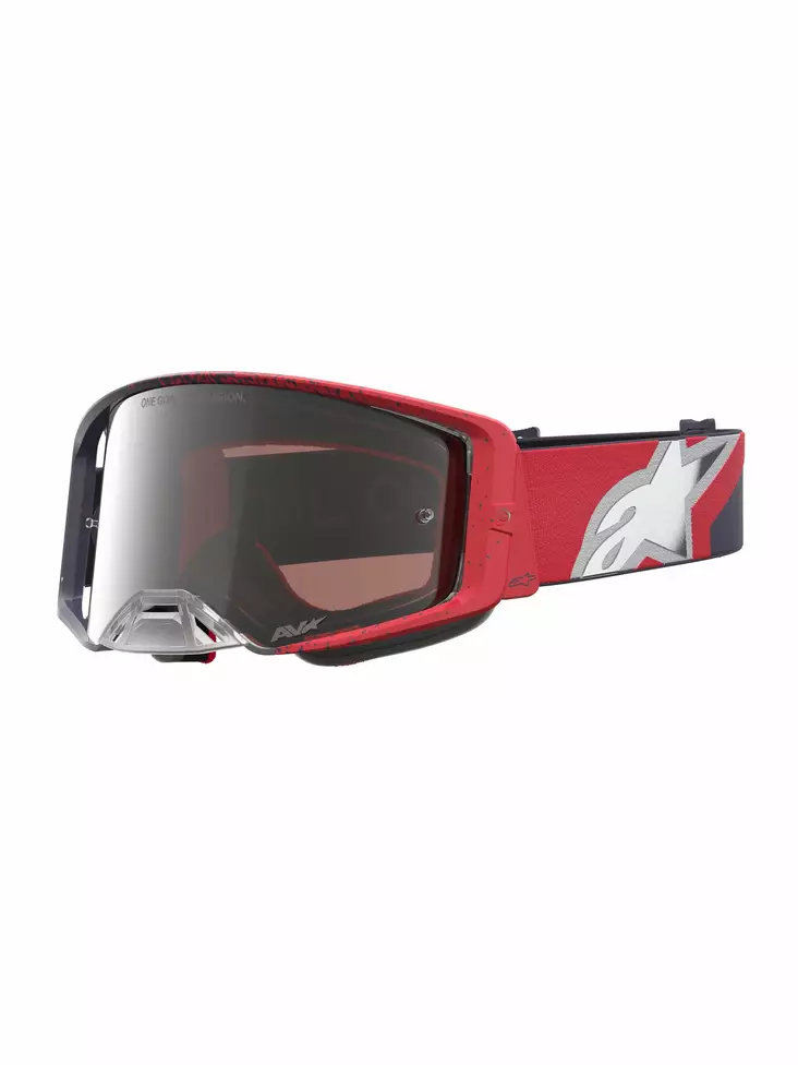 Alpinestars Ajolasit Supertech Hiten Musta Punainen Peili Hopea - Crossilasit - D543954 - 1