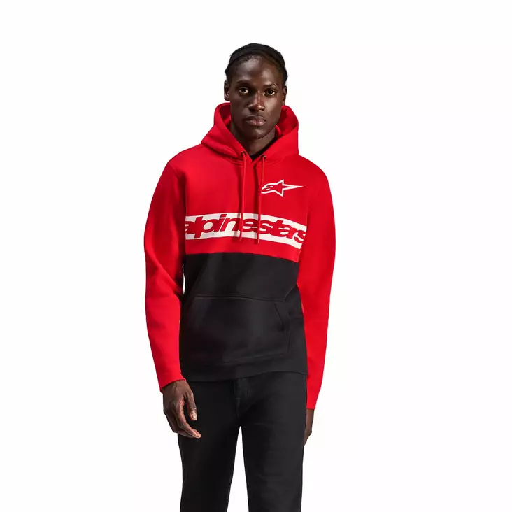 Alpinestars Huppari Parallel Musta/Punainen - Hupparit ja svetarit - D537994 - 1