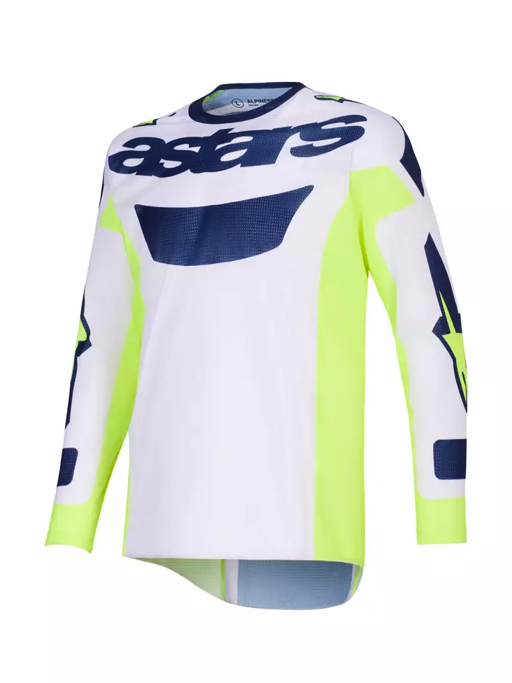 Alpinestars Paita Racer Air Riway Harmaa/Fluo Keltainen/Sininen - Crossipaidat - D512784 - 1