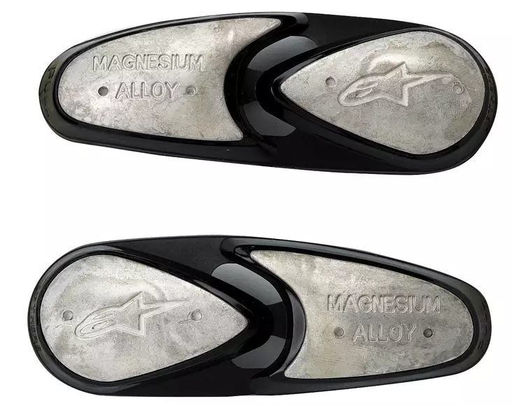 Alpinestars Toe Slider (Magnesium sopii kaikki saappaisiin -2014 saakka) - Ajosaappaiden varaosat - D209014 - 1
