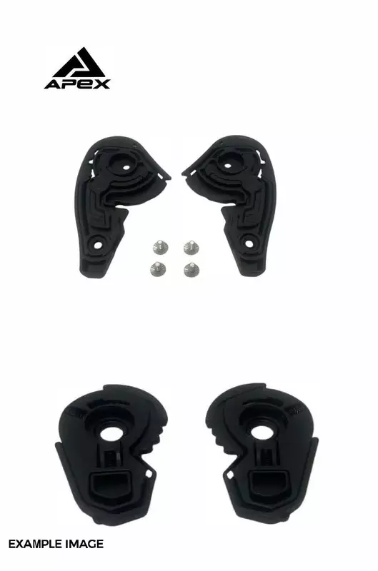 APEX FI200 Visor plates inc. Screws - Moottoripyörä visiirimekanismit - D510504 - 1
