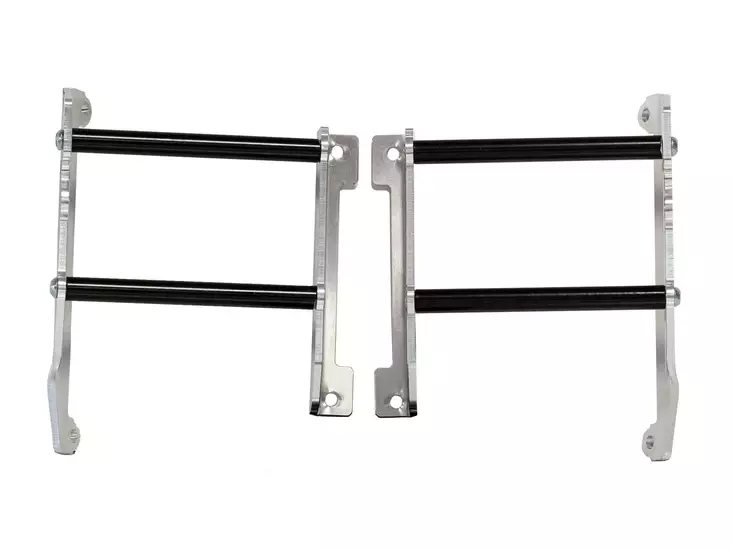 AXP Radiator Guards Black KTM / GasGas / Husqvarna 125-500 23- - Moottoripyörän jäähdyttimen suojat - D497944 - 1