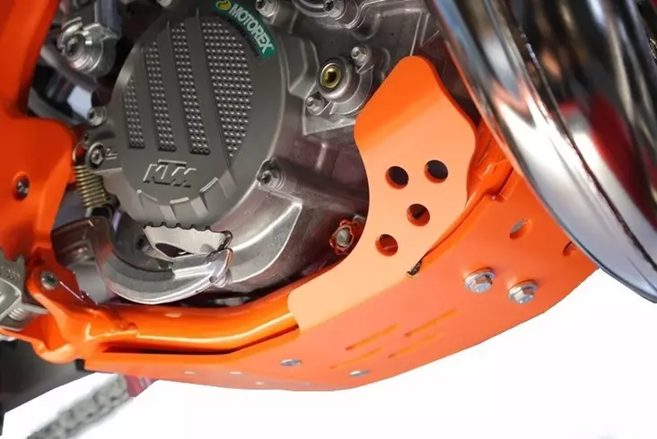 AXP Skid Plate PHD 6mm Orange KTM SX85 18- /Husqvarna TC85 18- - Moottoripyörän pohjapanssarit - D254814 - 1