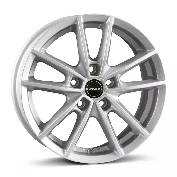 Borbet W 70740 crystal silver alumiinivanne 7x17 - 17-tuumaiset alumiinivanteet - 499-95164 - 1