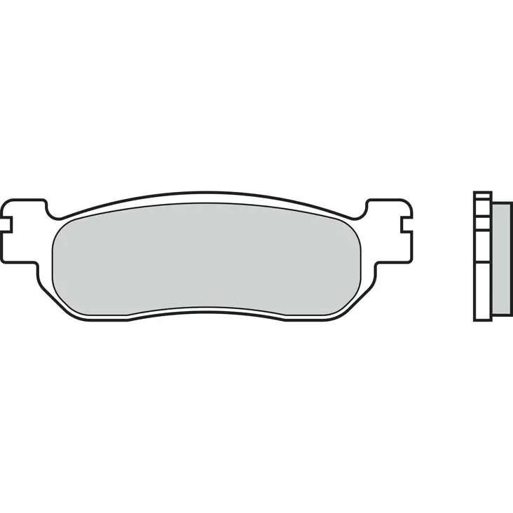 Brembo Jarrupalat Taakse Sintered Road - Moottoripyörän jarrupalat - D83994 - 1