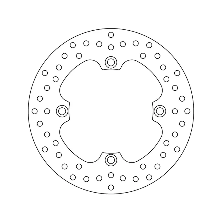 Brembo Serie Oro jarrulevy - Moottoripyörän jarrulevyt - D122854 - 1