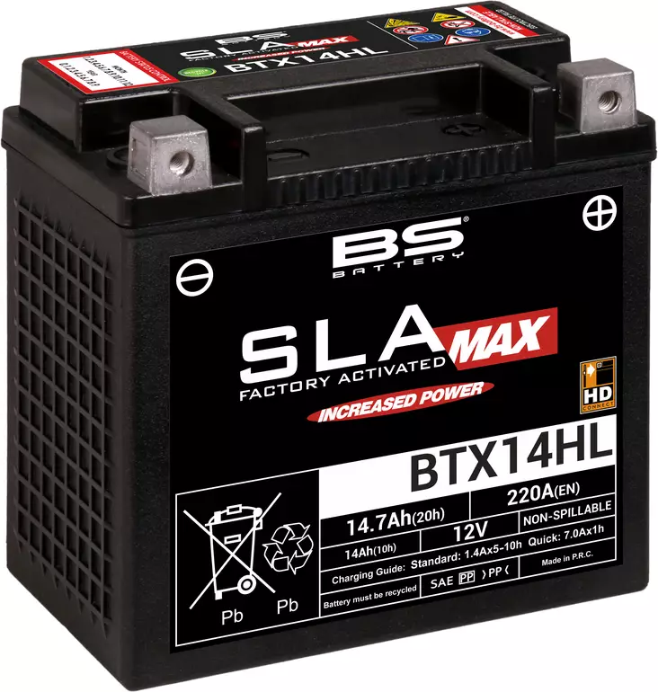BS Battery BTX14HL (FA) SLA MAX - Sealed & Activated - Akut - D262654 - 1