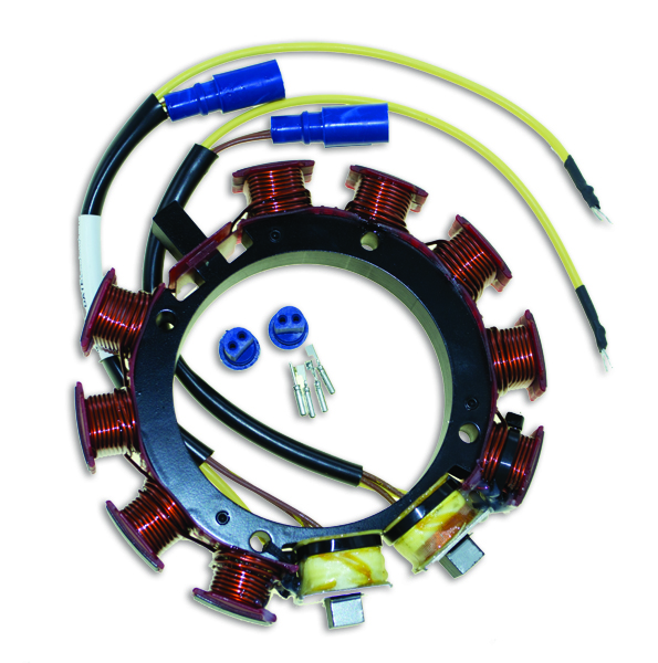 Cdi Elec. Johnson Evinrude Stator - 6/8 Cyl. (35 Amp) - Perämoottorin staattorit - D186054 - 1