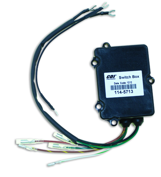Cdi Elec. Mercury/Mariner Ignition Pack - 2 Cyl. 6-25HP (1997-06) - Perämoottorin CDI boksit - D185984 - 1