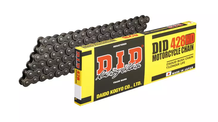 D.I.D 428HD Ketju+Jousil. (RJ) - Moottoripyörän ketjut 428 - D153704 - 1