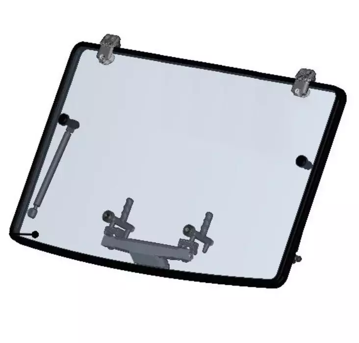 DFK Etupaneeli täydellinen Polaris Ranger 1000 XP - DFK hyttien varaosat ja tarvikkeet - D484204 - 1