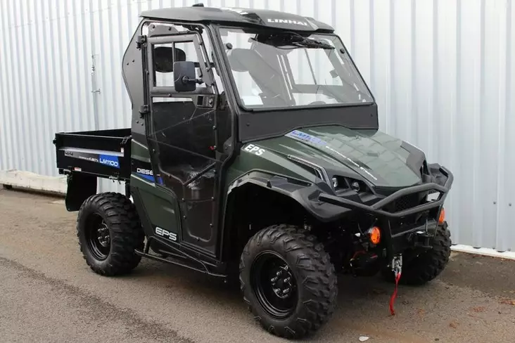 DFK Täysi Ohjaamo Lämmöllä + pyyhin/pesin Linhai CUV 1100 Diesel ->2022 - Mönkijän DFK lämpöhytit - D509804 - 1
