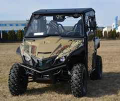 DFK Täysi Ohjaamo Lämmöllä + pyyhin/pesin Yamaha Wolverine X2 850 2020- - Mönkijän DFK lämpöhytit - D447114 - 1