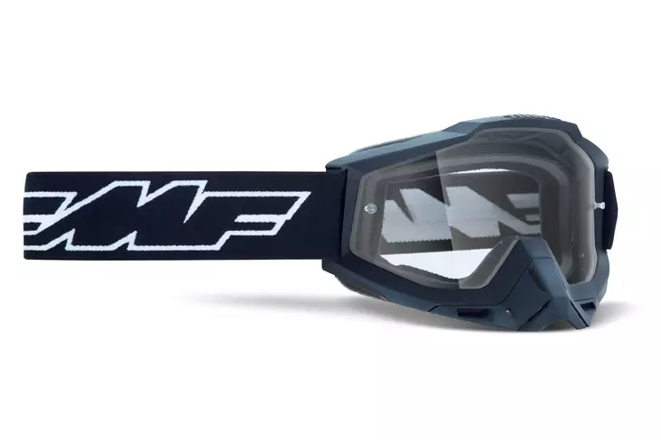 FMF POWERBOMB Goggle Rocket Musta - Kirkas Linssi - Crossilasit - D440924 - 1