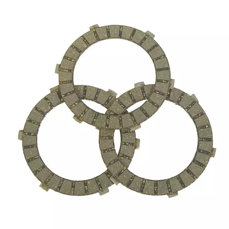 Forte Kytkinlevy, Tomos, 3 kpl - Mopon kytkinlevyt ja jousisarjat - D479614 - 1