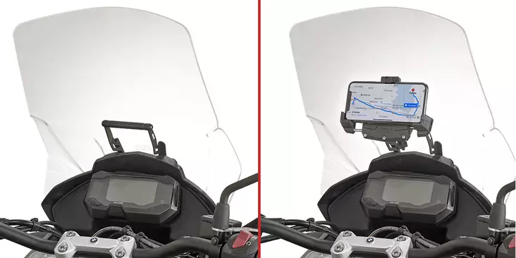 GIVI FAIRING UPP. BRACK. FOR BMW - GPS- ja navigaatiolaitteet - D332194 - 1